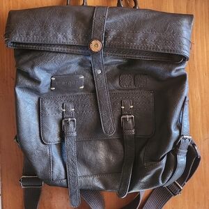 Sherpani Leather Backpack